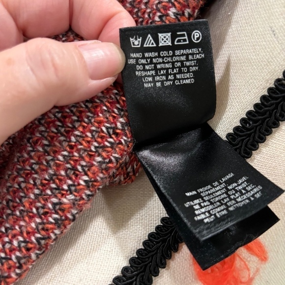 Anthropologie Sleeping on Snow Jacquard Blanket Cardigan, Size Medium - Picture 9 of 13